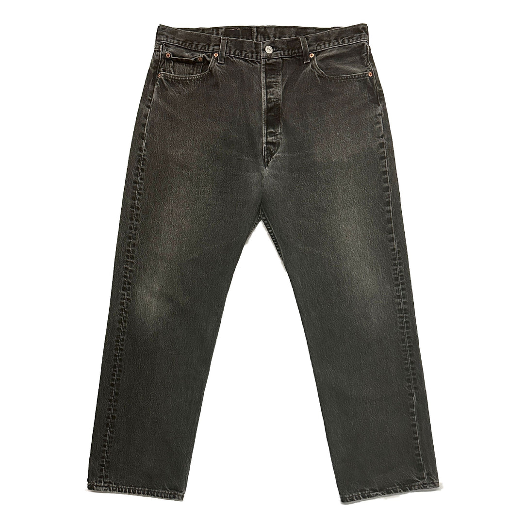 1980’S LEVI’S RED TAB BLACK 501 DENIM JEANS 38 X 30