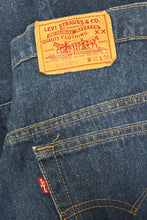 Load image into Gallery viewer, 1980’S LEVI’S MADE IN USA RED TAB 517 WESTERN HIGH WAISTED BOOT CUT DENIM JEANS 34 X 30
