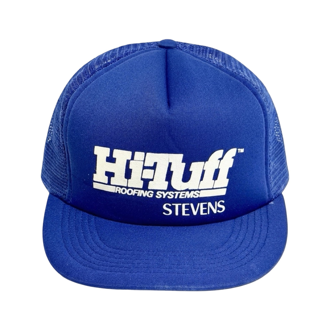 1990’S HI-TUFF ROOFING BLUE FOAM & MESH TRUCKER HAT