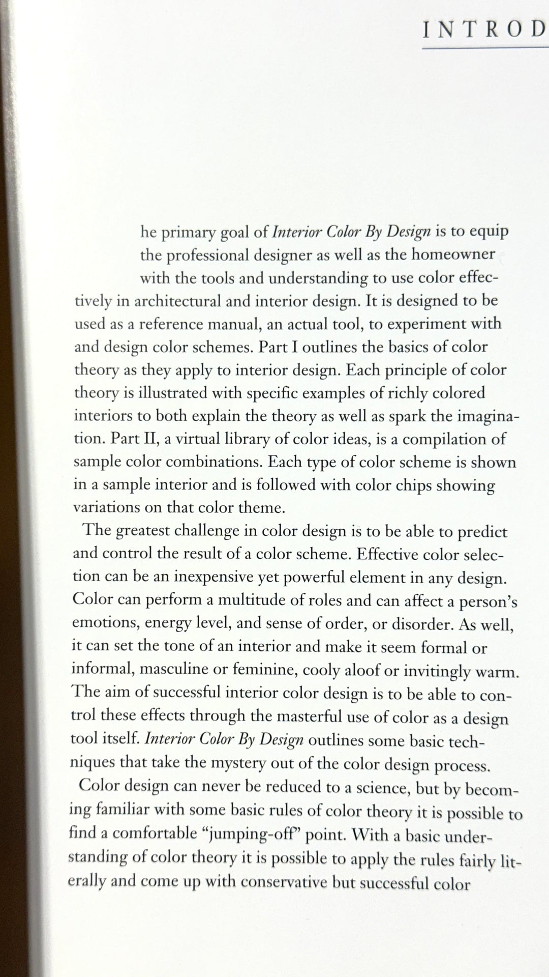 INTERIOR COLOR BY DESIGN BOOK