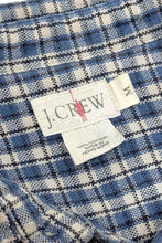 Load image into Gallery viewer, 1990’S J CREW OARMAN PLAID FLANNEL L/S B.D. SHIRT LARGE
