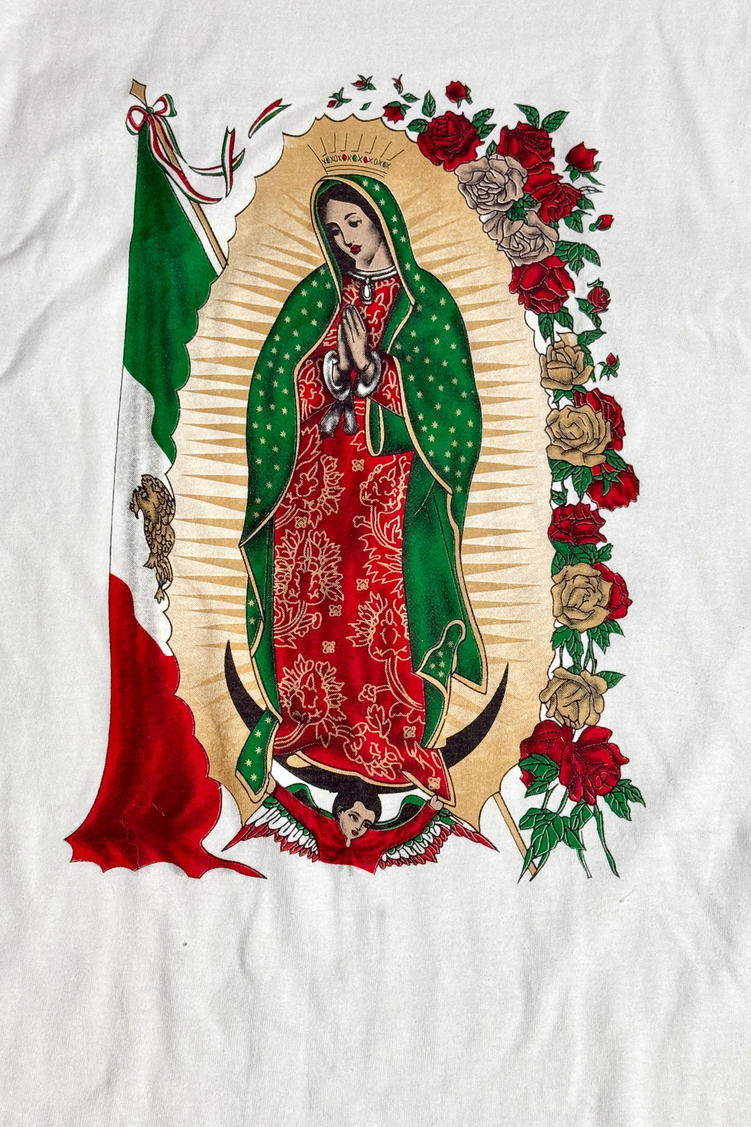 2000’S DEADSTOCK MEXICAN FLAG GUADALUPE S/S T-SHIRT MEDIUM