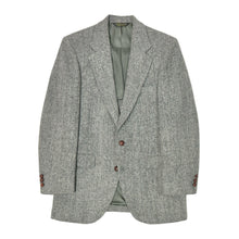 Load image into Gallery viewer, 1970’S HARRIS TWEED MADE IN USA HOUNDSTOOTH WOOL SUIT JACKET BLAZER 38R
