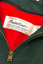 Load image into Gallery viewer, 1980’S RIVERSIDE MASTERBILT MADE IN USA CROPPED ZIP OUT LINER WORKWEAR JACKET MEDIUM
