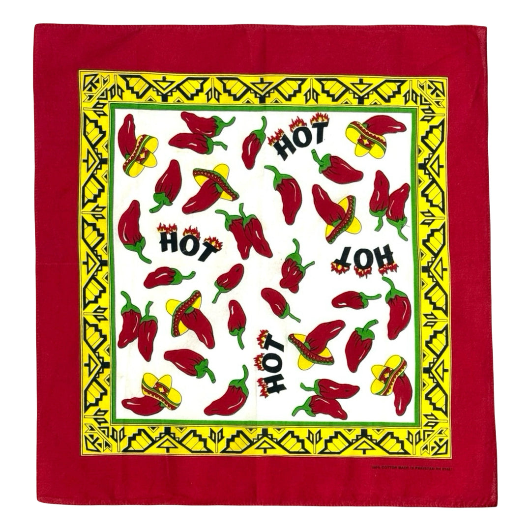 1990’S RED HOT CHILE PEPPERS COLORFAST BANDANA