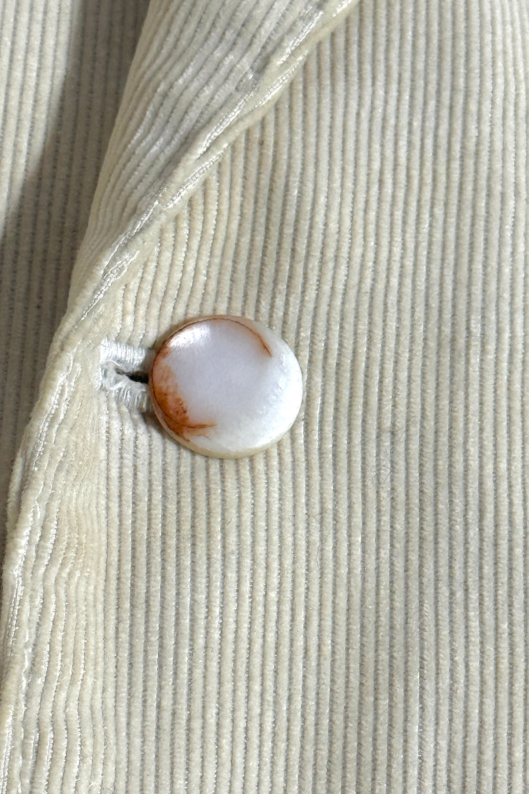 1970’S CUSTOM MADE IN USA CORDUROY FLARED WIDE LEG 2 PIECE DISCO SUIT 40R