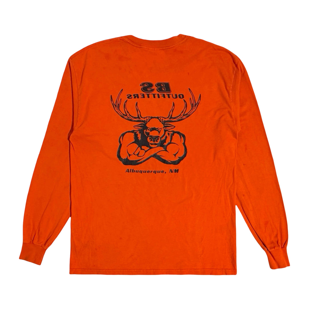 1990’S POWERED BY BUD LIGHT ORANGE L/S T-SHIRT LARGE