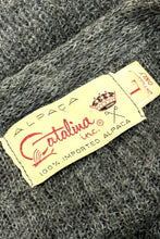 Cargar imagen en el visor de la galería, 1950’S CATALINA MADE IN USA CROPPED ALPACA WOOL CARDIGAN SWEATER LARGE
