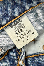 Load image into Gallery viewer, 1980’S LEVI’S 512 MADE IN USA HIGH WAISTED SLIM FIT DENIM JEANS 26 X 32
