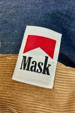 Load image into Gallery viewer, MASK MADE IN USA CONE MILLS DENIM / VINTAGE CORDUROY CONTRAST TOTE BAG
