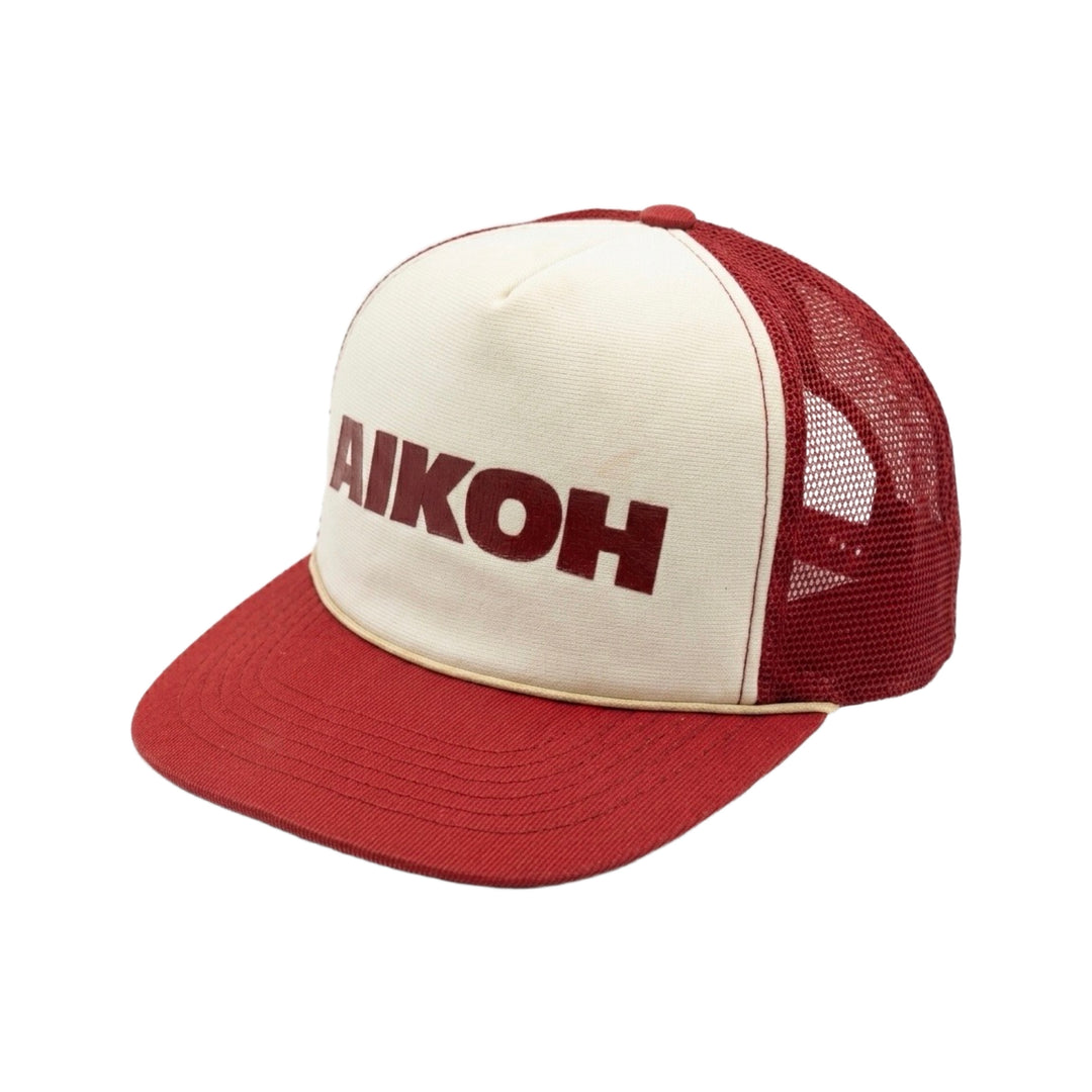 1980’S AIKOH ENGINEERING OSAKA WHITE FOAM & RED MESH TRUCKER HAT