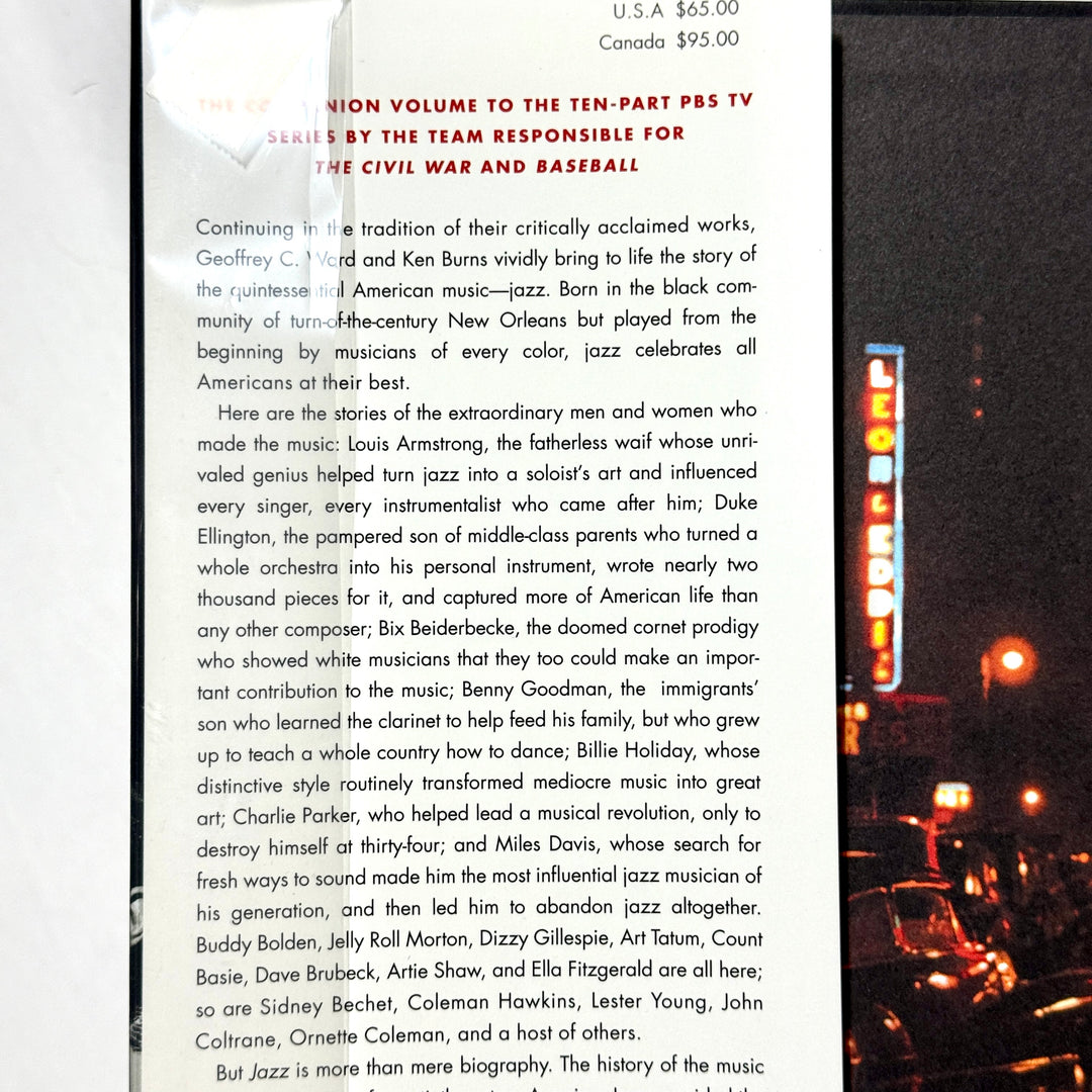 JAZZ: A HISTORY OF AMERICA’S MUSIC BOOK