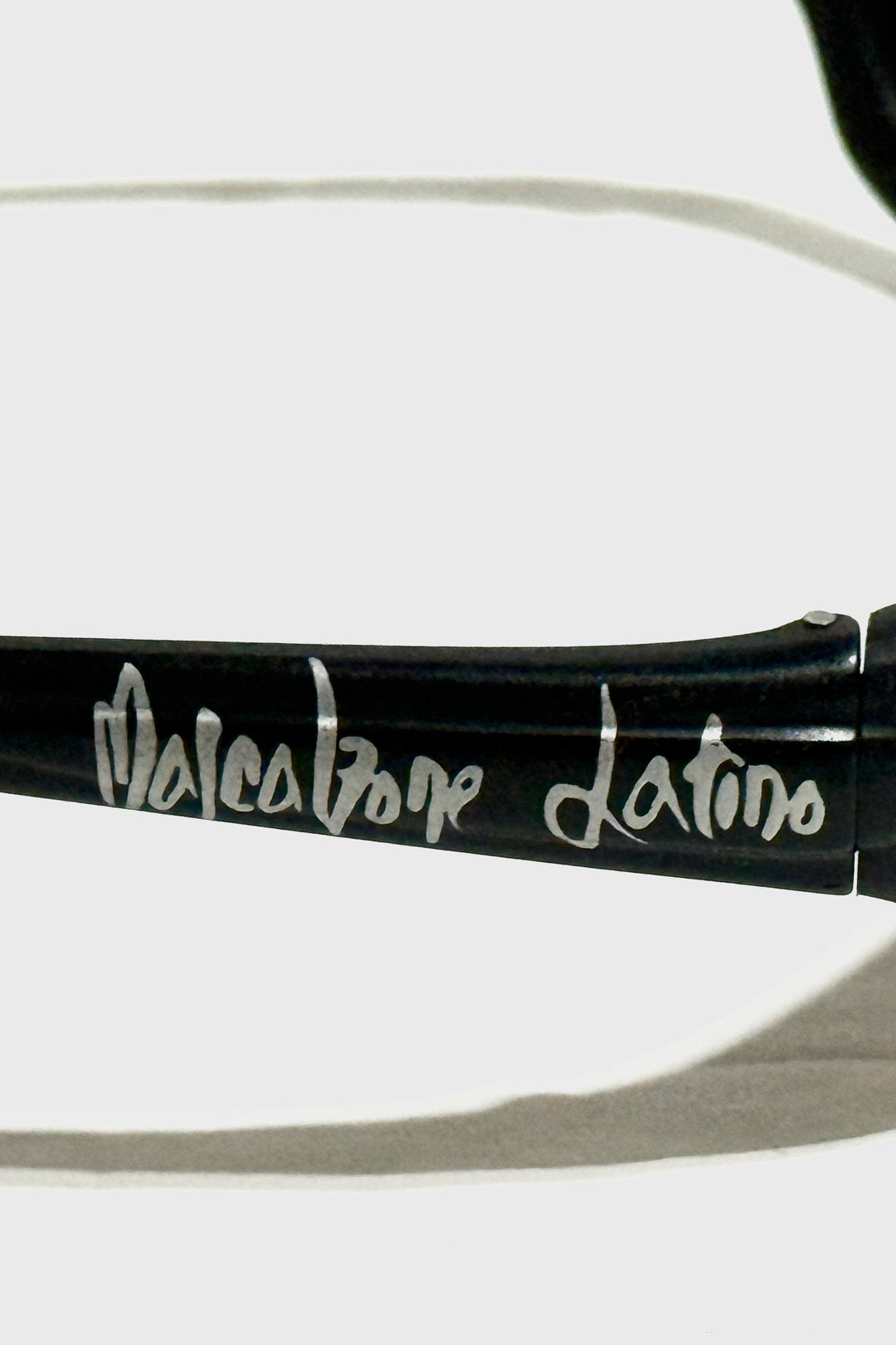 1990’S VAURNET MADE IN FRANCE POUILLOUX “MASCALZONE LATINO” YACHT RACING TEAM MATTE BLACK WRAPAROUND SUNGLASSES