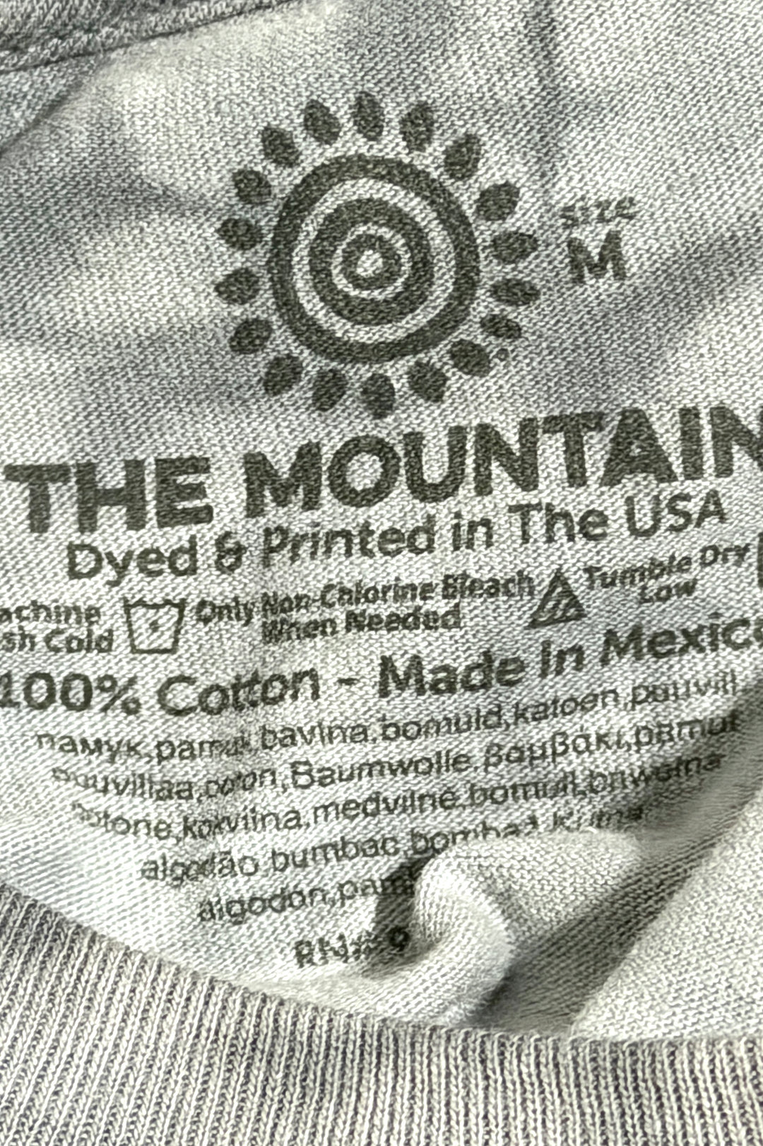 2000’S DEADSTOCK VALERIA YOST WILD HORSES ART TIE DYE PRINT L/S T-SHIRT MEDIUM