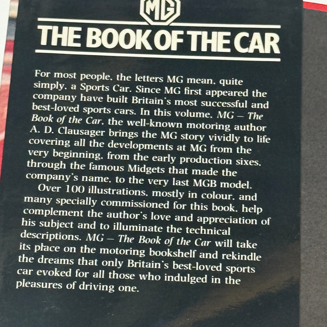 MG: THE BOOK OF THE CAR DESIGN BOOK