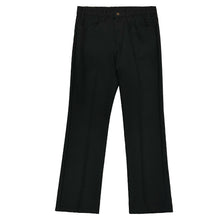 Load image into Gallery viewer, 1990’S LEVI’S MADE IN USA STAPREST 517 COWBOY CUT BLACK WESTERN PANTS 32 X 32
