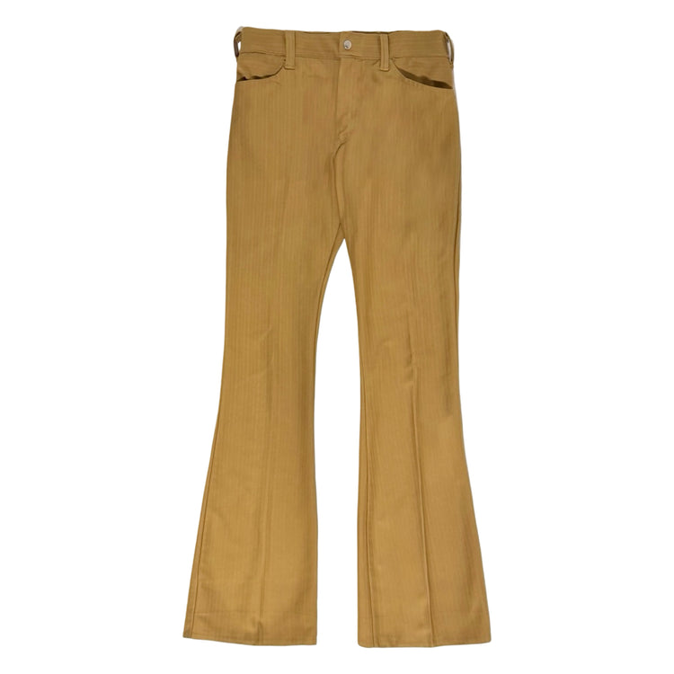1970's Fenton mustard flared pants front