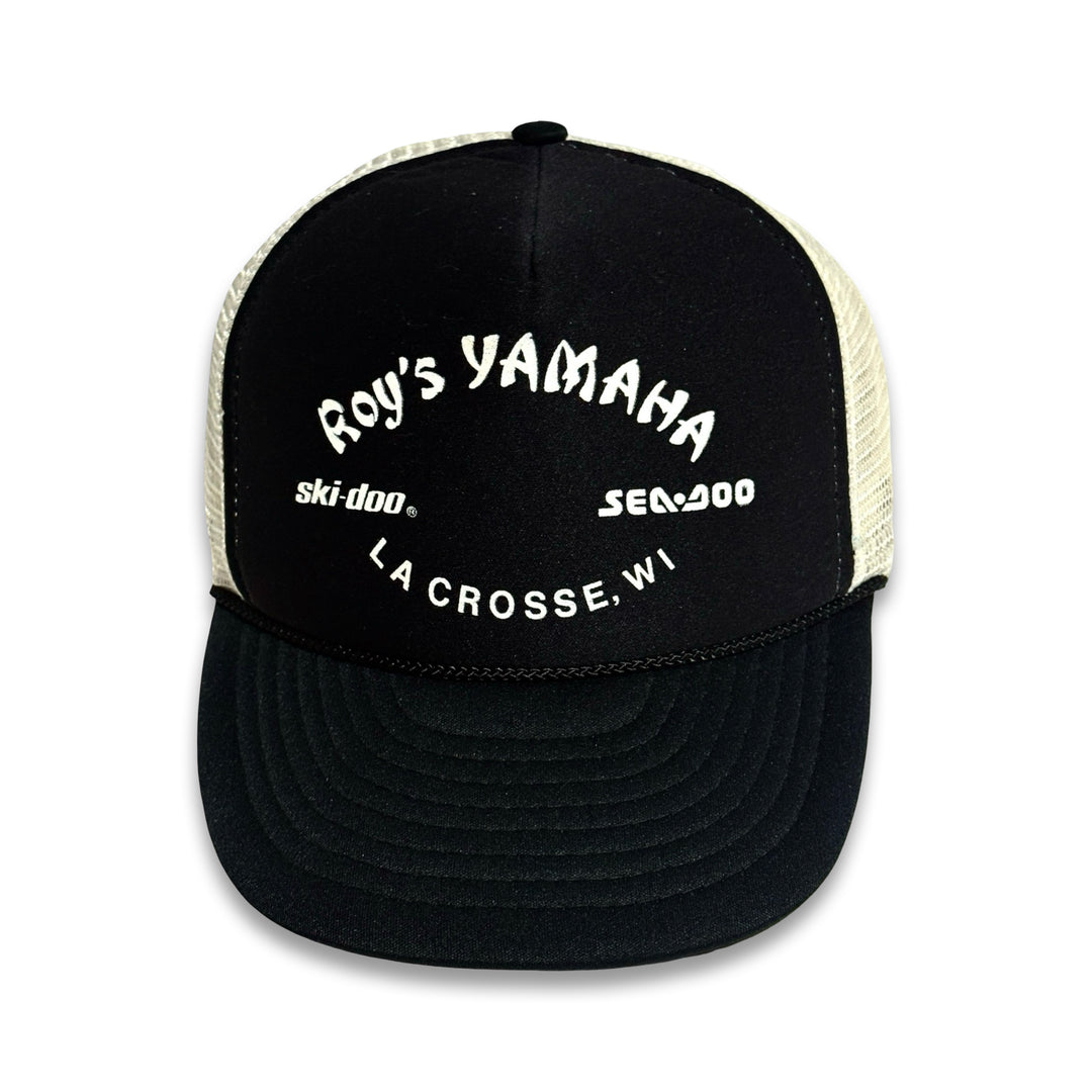 1980’S YAMAHA DEALER BLACK FOAM & WHITE MESH TRUCKER HAT