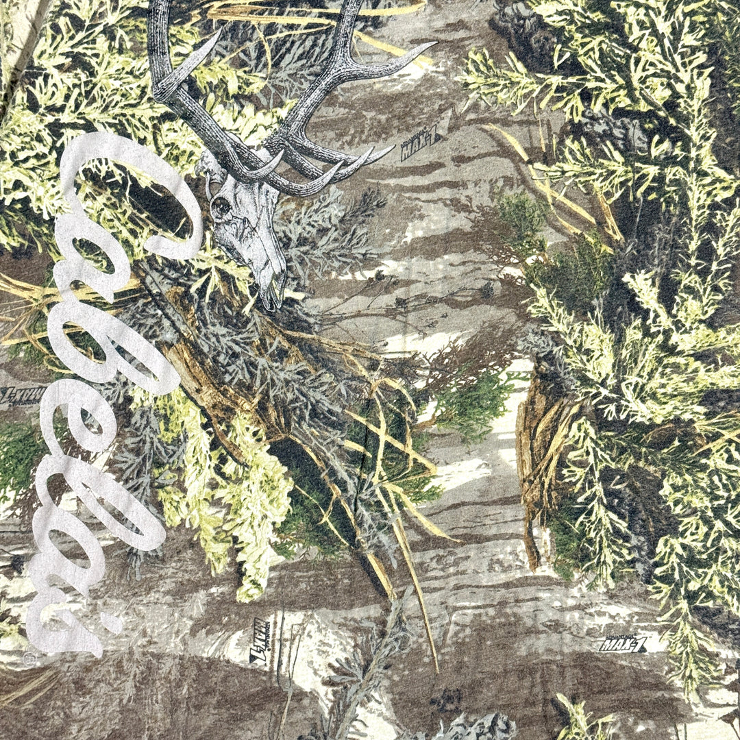 2000’S CABELA’S FADED HUNTING CAMO S/S T-SHIRT X-LARGE