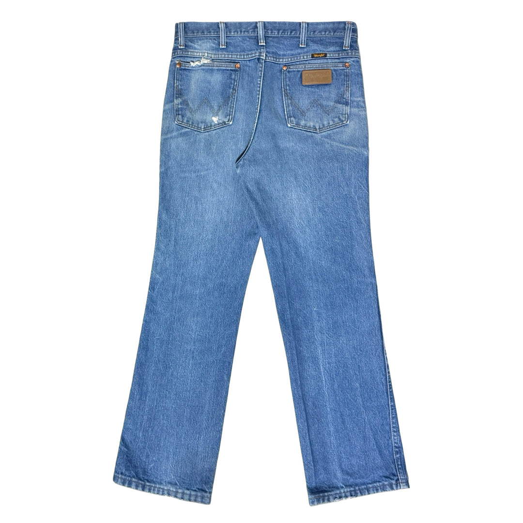 2000’S WRANGLER 936DEN FADED PERFECT WASH BOOTCUT DENIM JEANS 32 X 28