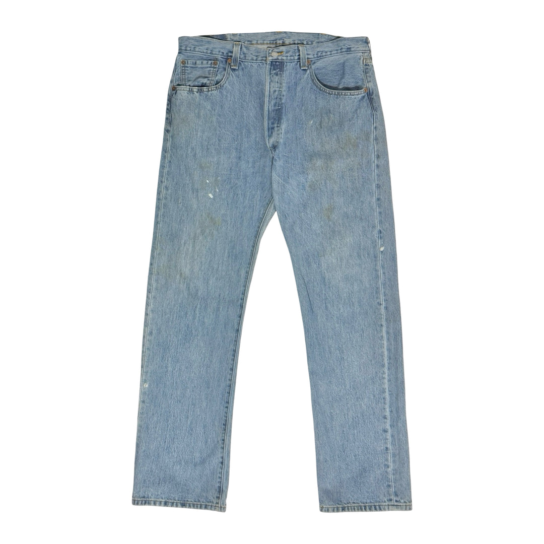 2000’S LEVI’S 501 LIGHT WASH DENIM JEANS PANTS 36 X 34