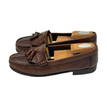 Load image into Gallery viewer, 1980’S GIORGIO BRUTINI MADE IN ITALY WOVEN TASSLE LOAFER 9
