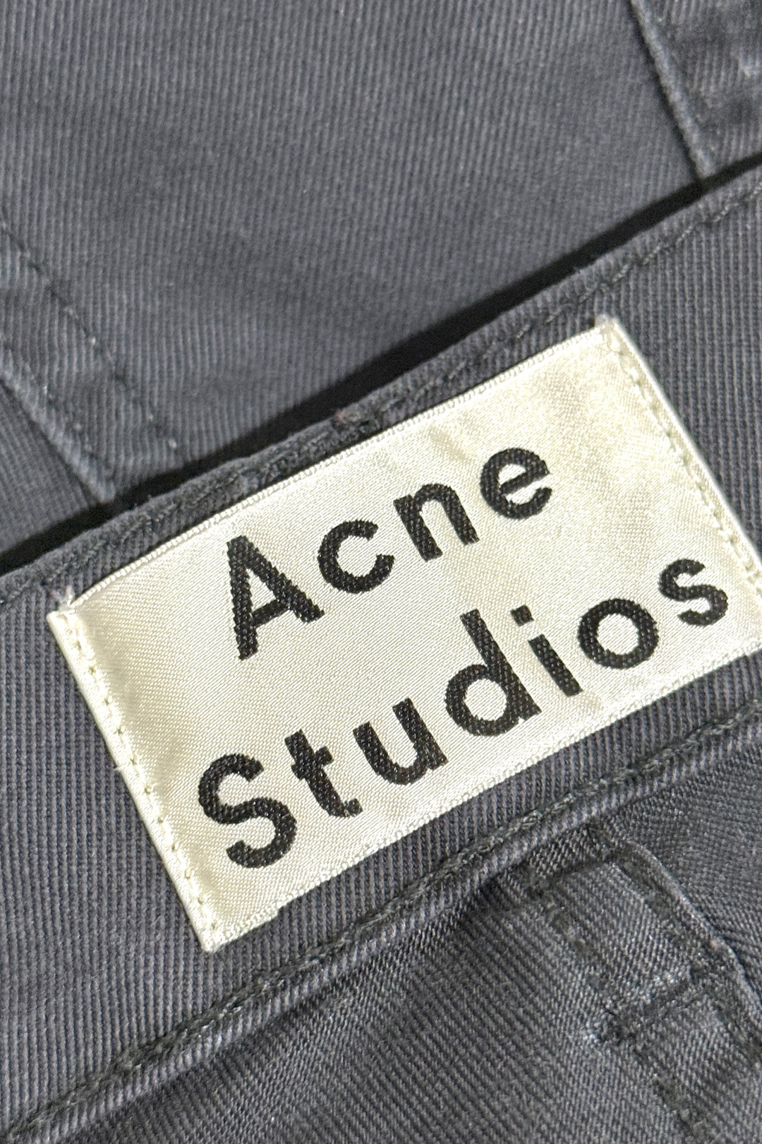 2000’S ACNE STUDIO ACE UPS BLACK SKINNY JEANS 32 X 32