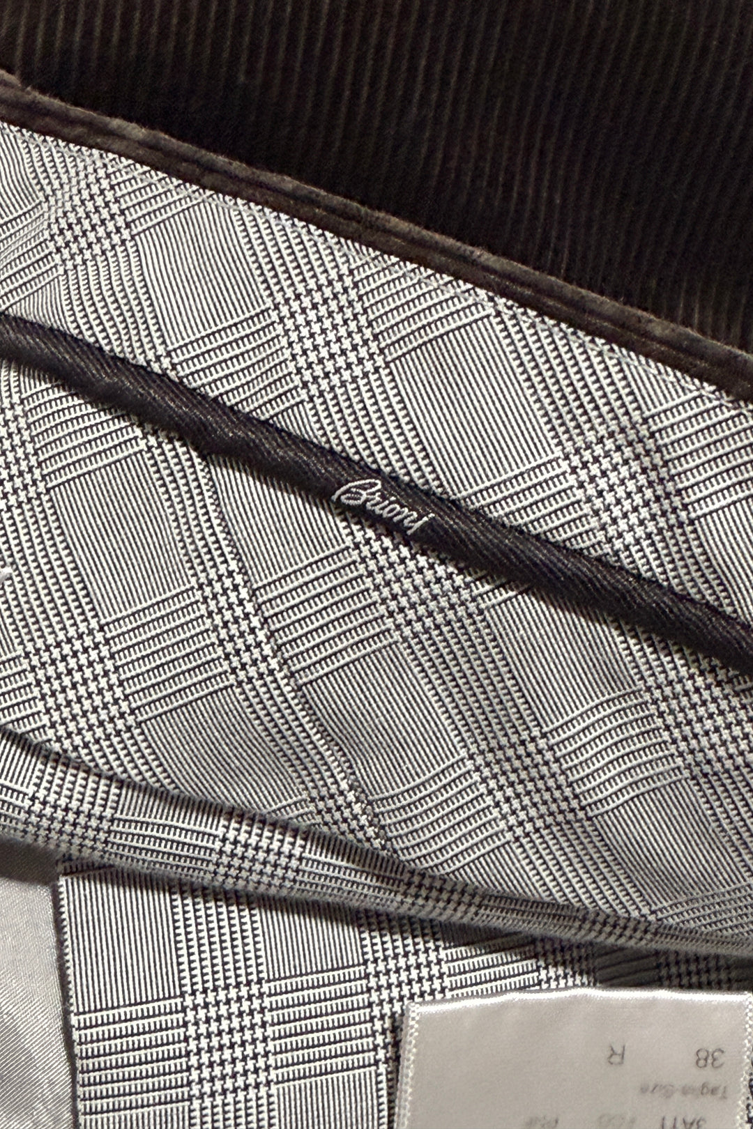 1990’S BRIONI MADE IN ITALY HIGH WAISTED PLEATED CORDUROY TROUSERS PANTS 36 X 28