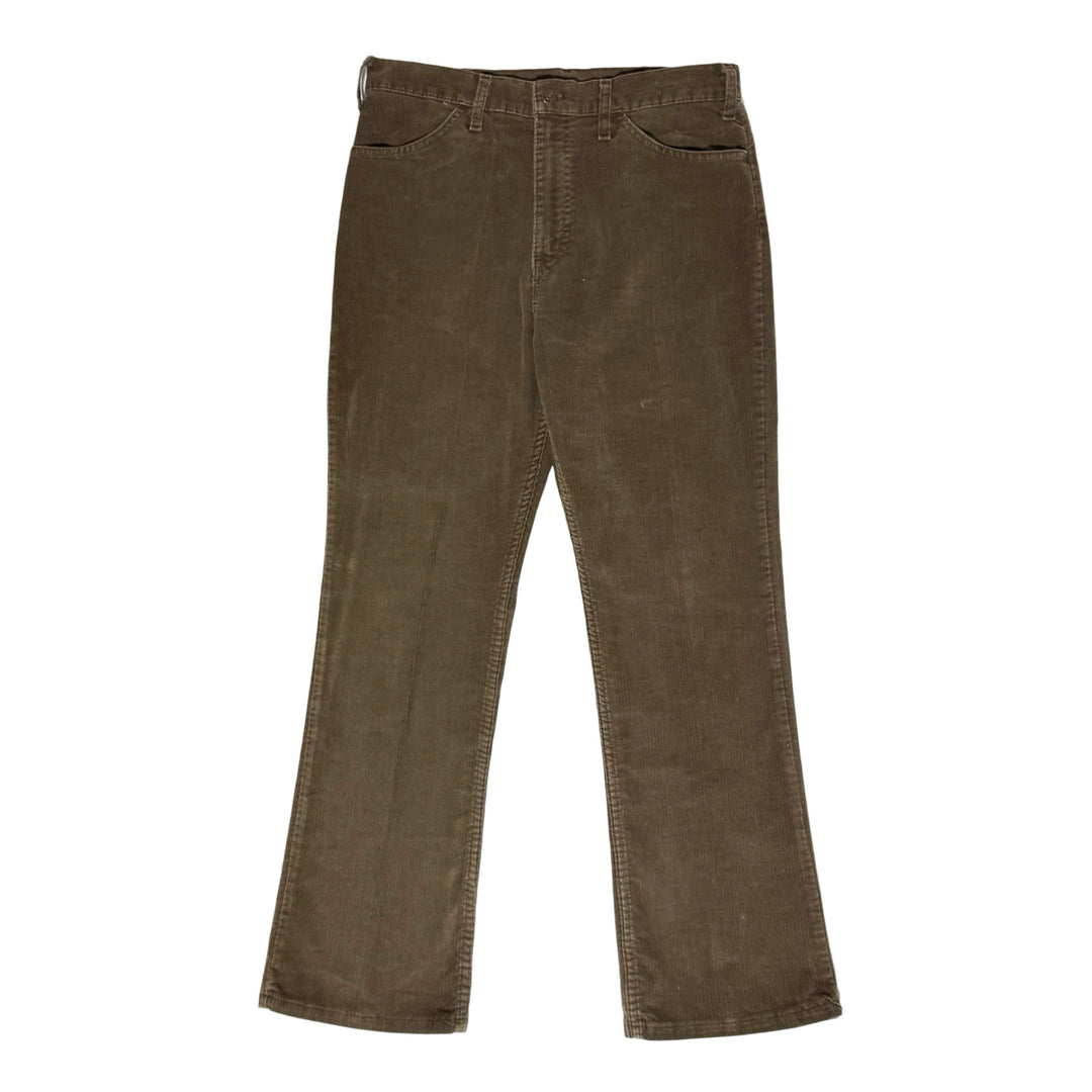 1970’S JC PENNEY’S MADE IN USA FADED CORDUROY WESTERN BOOTCUT PANTS 32 X 30