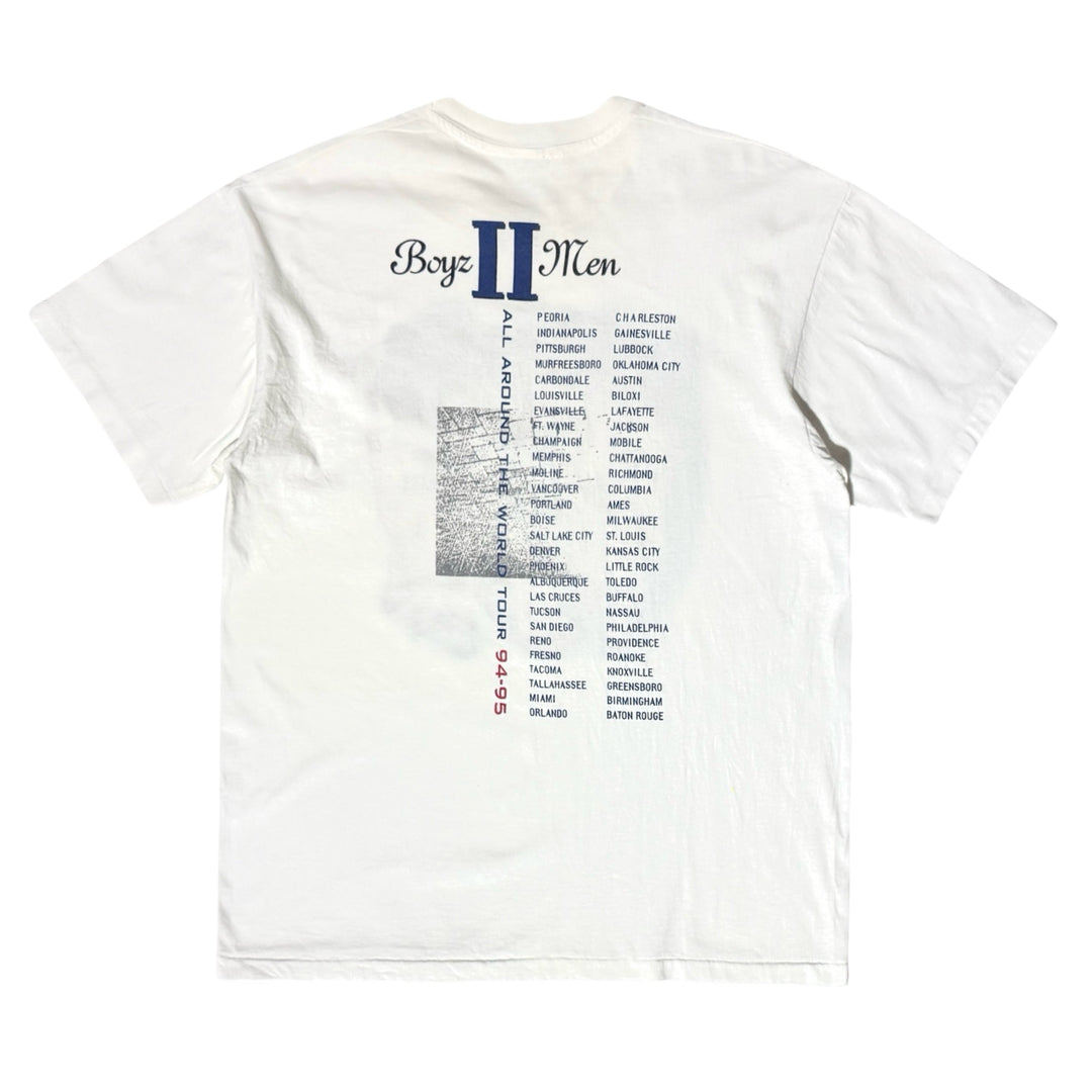 1990’S BOYZ II MEN MADE IN USA 94-95’  TOUR SINGLE STITCH S/S T-SHIRT X-LARGE