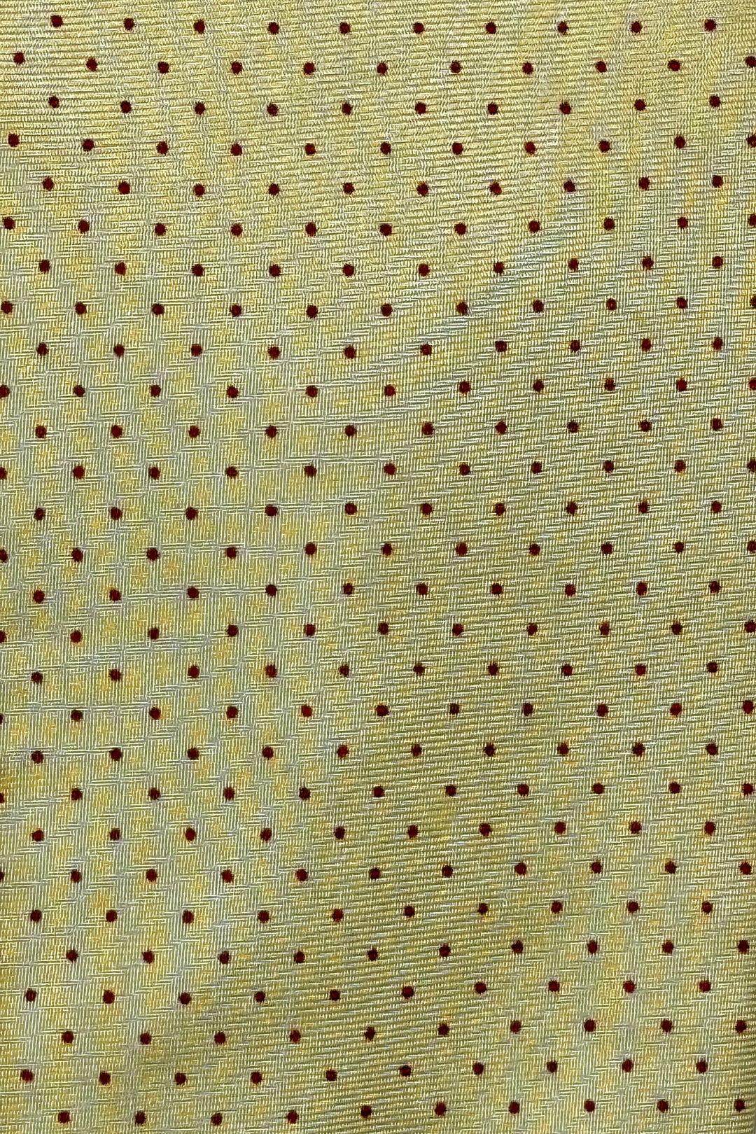 1990’S GEOFFREY BEENE MADE IN USA 100% ITALIAN SILK POLKA DOT PRINTED NECKTIE