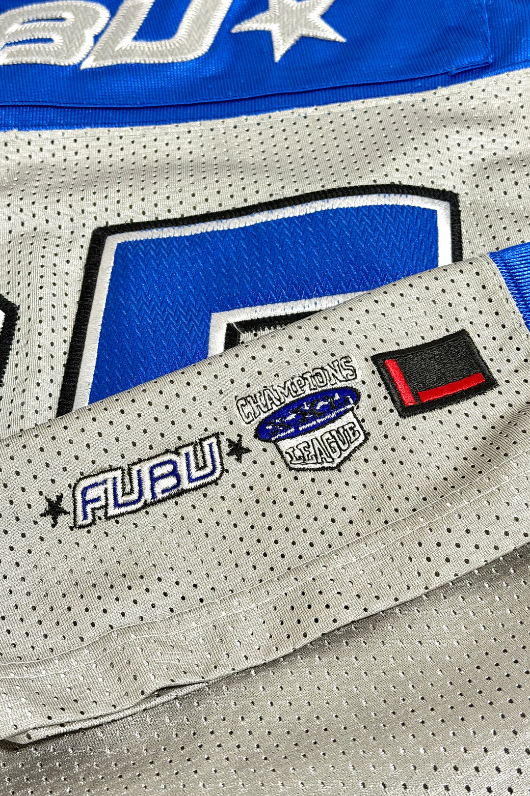 1990’S FUBU CLASSIC FOOTBALL “05” MESH S/S JERSEY SHIRT X-LARGE