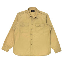 Load image into Gallery viewer, 2000’S RRL RALPH LAUREN KHAKI MILITARY L/S B.D. SHIRT X-LARGE
