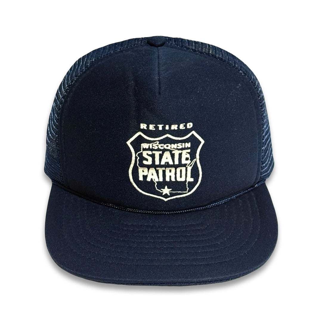 1970’S RETIRED PATROL NAVY FOAM & MESH TRUCKER HAT