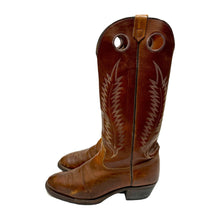 Load image into Gallery viewer, 1970’S TEXAS BOOTS MADE IN USA LEATHER COWBOY BOOTS 9
