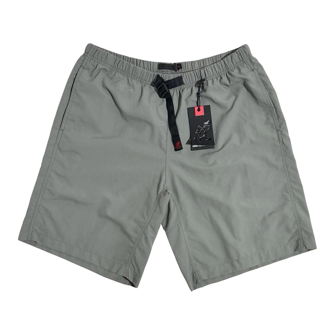 2000’S DEADSTOCK GRAMICCI GREY 10” BELTED HIKING SHORTS LARGE