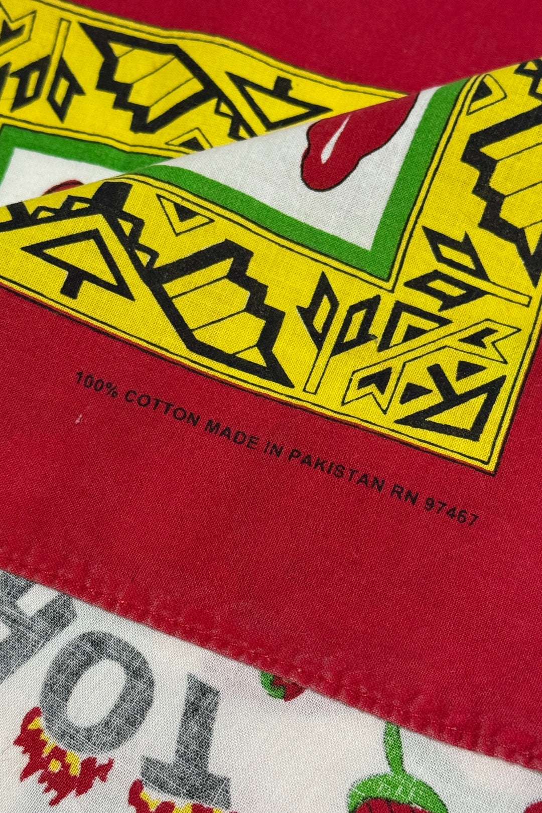 1990’S RED HOT CHILE PEPPERS COLORFAST BANDANA