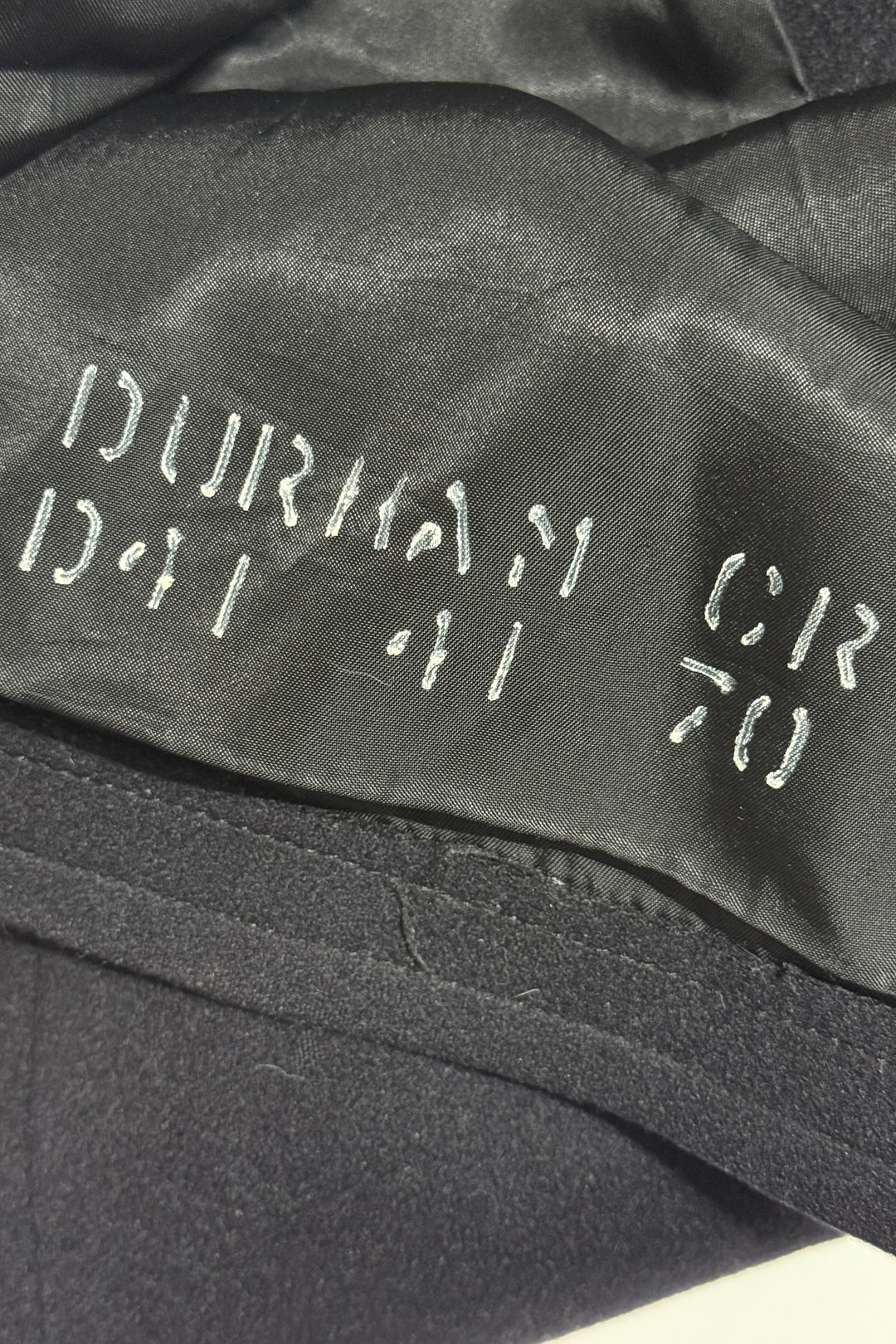 1970’S US NAVY MADE IN USA CROPPED WOOL KERSEY BLUE PEACOAT JACKET SMALL