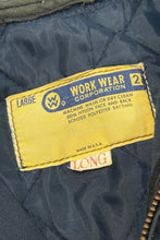 Load image into Gallery viewer, 1970’S WORK WEAR CORP MADE IN USA CROPPED FADED TWILL ZIP OUT LINER WORKWEAR JACKET X-LARGE
