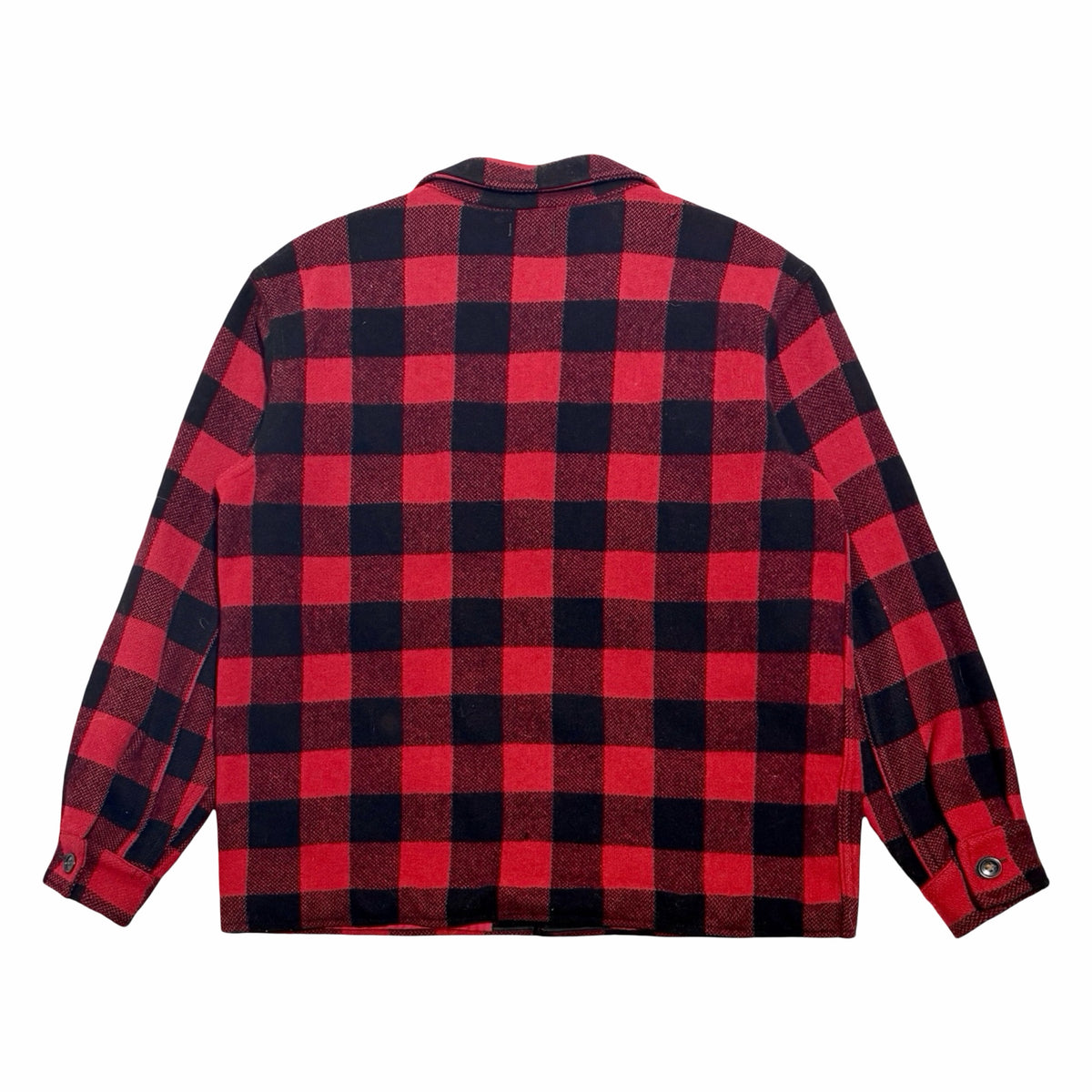 Buffalo check shirt jacket back