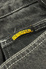 Load image into Gallery viewer, 1990’S LOWRIDER CRUISER BAGGY CARPENTER BLACK DENIM JEANS 34 X 30
