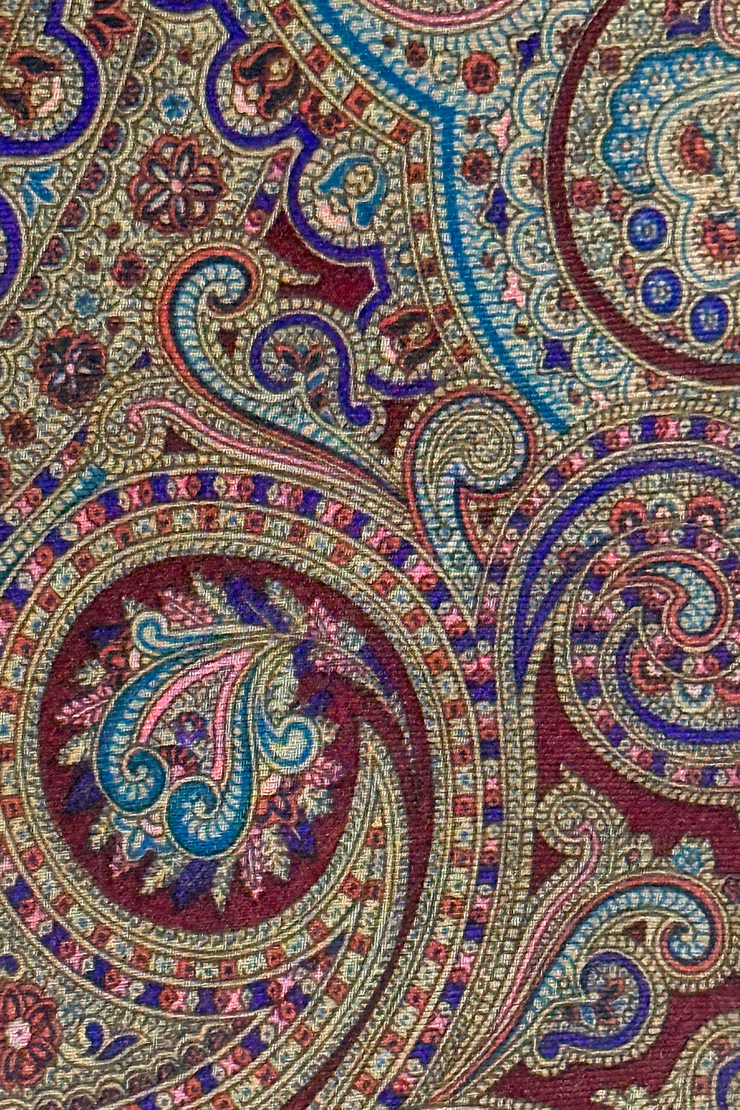 1980’S BERT PULITZER COLLECTORS EDITION MADE IN USA 100% ITALIAN SILK PAISLEY NECKTIE