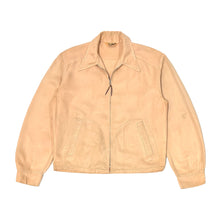 Load image into Gallery viewer, 1950’S BUCKSKIN JOE MADE IN USA CROPPED RAYON GABARDINE ZIP JACKET MEDIUM
