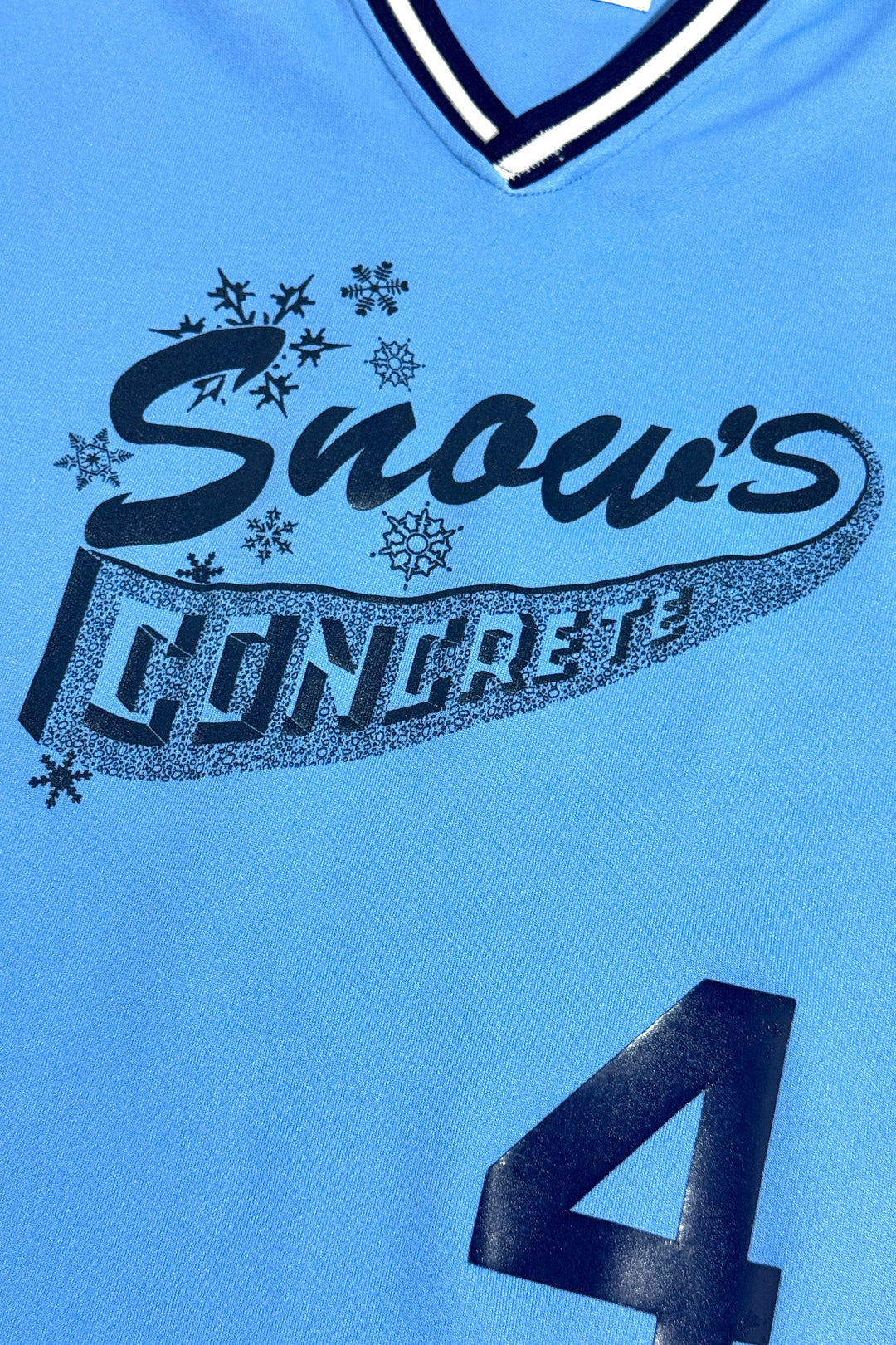 1970’S SNOWS CONCRETE MADE IN USA BASEBALL T-SHIRT MEDIUM