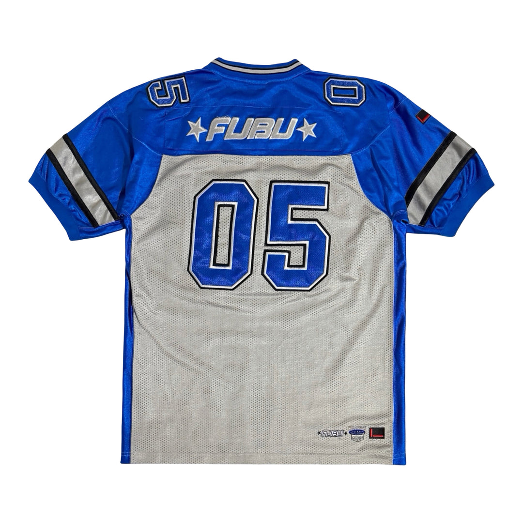 1990’S FUBU CLASSIC FOOTBALL “05” MESH S/S JERSEY SHIRT X-LARGE