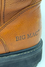 Load image into Gallery viewer, 1980’S BIG MAC WESTERN LEATHER ROPER WORK BOOTS 9.5
