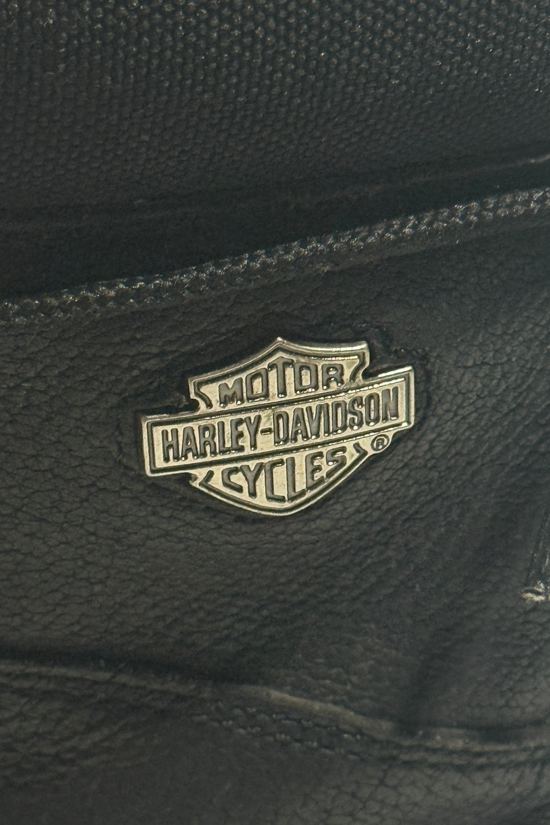 1990’S HARLEY-DAVIDSON REPAIRED LEATHER LUG SOLE MOTORCYCLE WORK BOOTS 9.5