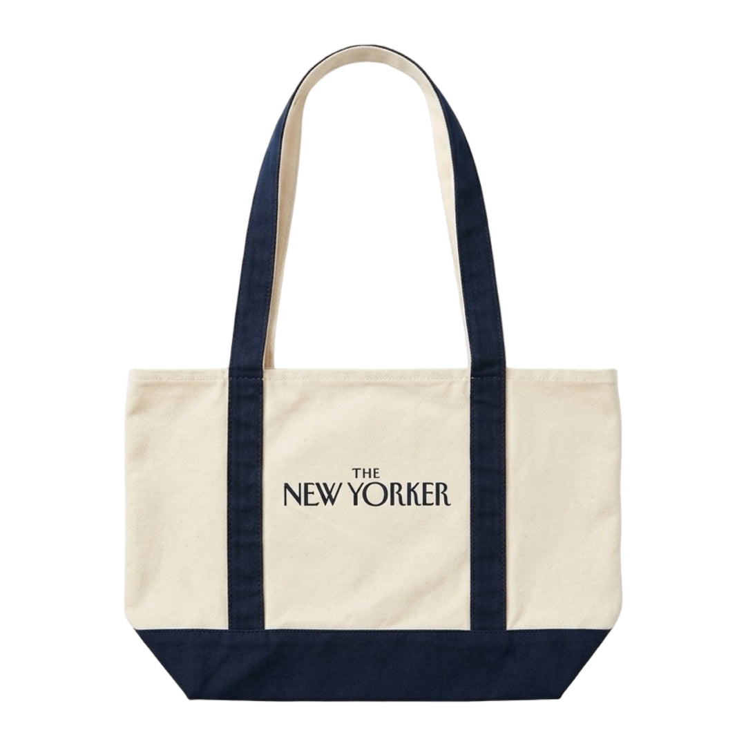 1990’S THE NEW YORKER FADED & THRASHED CANVAS TOTE BAG