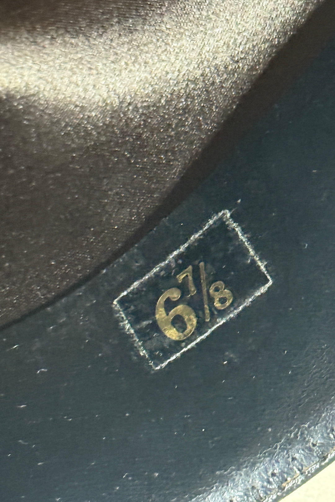 1970’S AMERICAN HAT CO MADE IN USA SILVERBELLY FUR WOOL FELT COWBOY HAT 6 7/8