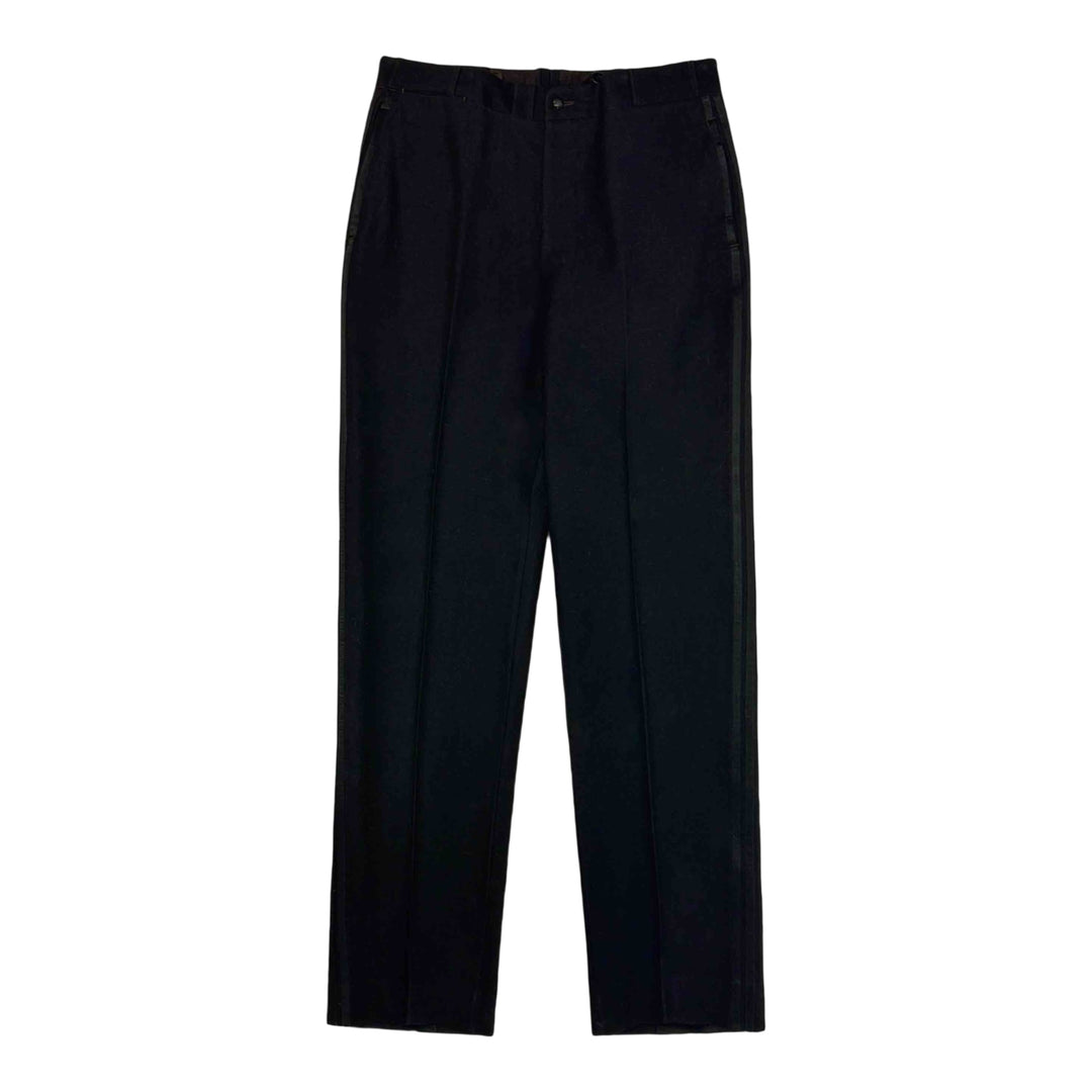 1930’S SCOTT & COMPANY BOSTON MADE IN USA BLACK GABARDINE FULL TUXEDO SUIT 40R